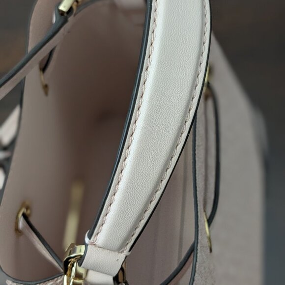 MICHAEL KORS Women's Mercer Small Logo Bucket Bag POWDER BLUSH  PINK . - Picture 14 of 14